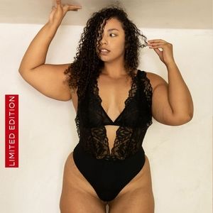 BN Bootaybag *out of business LE Samantha lace thong bodysuit mesh bralette